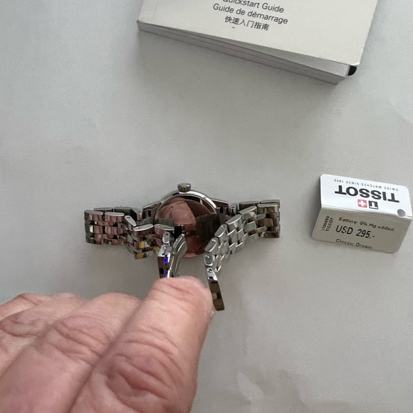 Tissot Silver and Black Women’s Watch - Picture 4 of 4